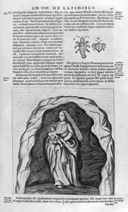 Virgem e criança, 1678 de Athanasius Kircher