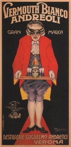 Andreoli White Vermouth, 1919 de Attilio Bresciani