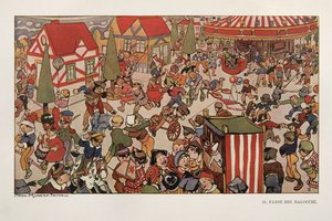A Terra dos Brinquedos, ilustração de Pinóquio