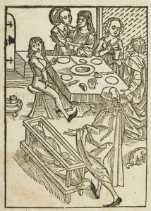 Uma advertência muito sincera contra o falso amor deste mundo - 1 de attributed to Albrecht Dürer