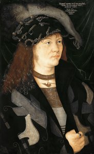 Alemão: Heinrich V Retrato de Henri V. de Mecklenburg de attributed to Jacopo de