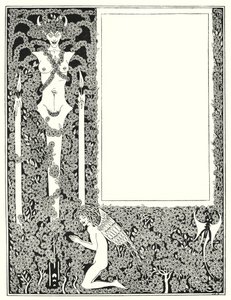Design para a página de título de "Salomé" (gravura) de Aubrey (after) Beardsley