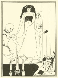 Herodíades (litografia) de Aubrey (after) Beardsley