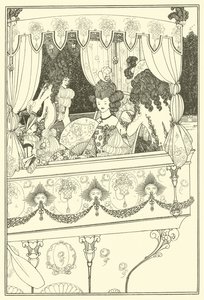 A Batelão (litografia) de Aubrey (after) Beardsley