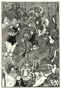 A Caverna do Baço (gravura) de Aubrey (after) Beardsley