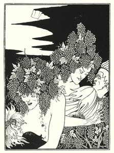 A Laço do Vintage (gravura) de Aubrey (after) Beardsley