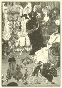 A casa de banho da Helena (litografia) de Aubrey (after) Beardsley