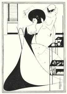 A Toilette de Salomé (gravura) de Aubrey (after) Beardsley