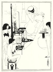 A Toilette de Salomé (gravura) de Aubrey (after) Beardsley