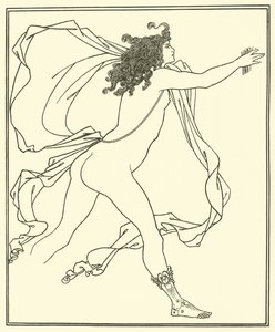Apolo perseguindo Daphne de Aubrey Beardsley