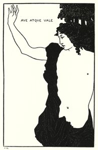 Queen Of A, logo, Catulo, Carmen Ci de Aubrey Beardsley