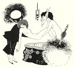Design para arremate de Aubrey Beardsley