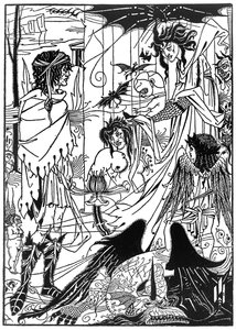 &39;Sonhos&39;, 1894 de Aubrey Beardsley