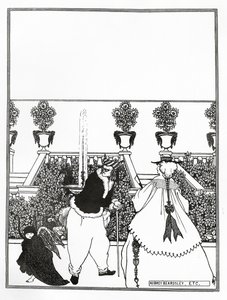 Design de capa para &39;The Savoy&39;, 1896 de Aubrey Beardsley