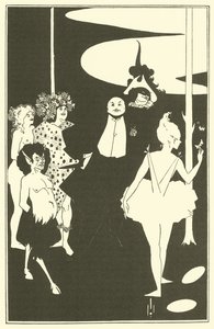Frontispiece, jogos por John Davidson, 1893 de Aubrey Beardsley