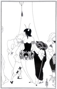 Ilustração para a máscara da morte vermelha por Edgar Allan Poe, 1895