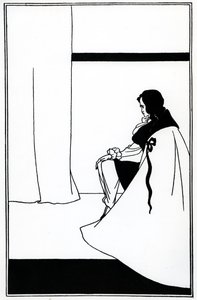 Ilustração para &39;A Queda da Casa de Usher&39;, de Edgar Allan Poe, 1894 de Aubrey Beardsley