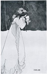Isolde Bebendo o Veneno de Aubrey Beardsley