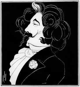 James McNeill Whistler (1834-1903) (desenho) de Aubrey Beardsley