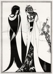 João e Salomé de Aubrey Beardsley