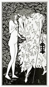 O misterioso jardim da rosa, c.1894 de Aubrey Beardsley