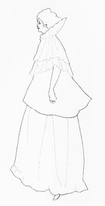 Madame Rejane, ilustração de &39;The Yellow Book&39;, 1894 de Aubrey Beardsley