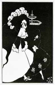 Messalina e companheiro voltando de um bordel, c.1894 de Aubrey Beardsley