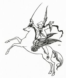 Puck on Pegasus, 1894 de Aubrey Beardsley