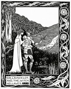 Sir Lancelote e a bruxa Hellawes 1870