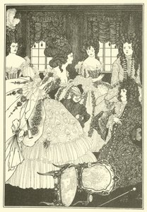 A Batalha do Beaux e dos Belles de Aubrey Beardsley