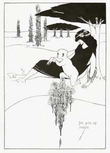 O beijo de Judas, 1893 de Aubrey Beardsley