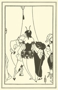 A mascara da morte vermelha de Aubrey Beardsley