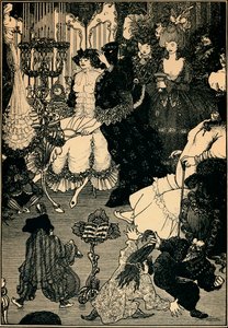 O banheiro de Helen, década de 1890, 1935. de Aubrey Beardsley