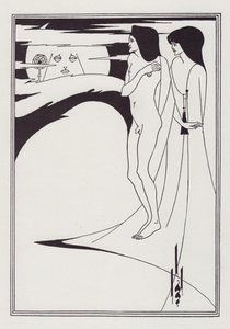 A Mulher na Lua, 1893. de Aubrey Beardsley