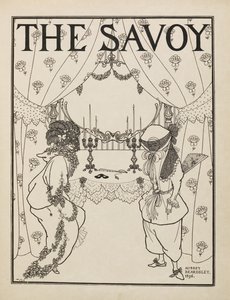Página de título do nº 1 de "A Sabóia" de um livro de cinquenta desenhos de Aubrey Beardsley