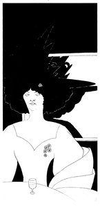 &39;Esperando&39;, 1893 de Aubrey Beardsley