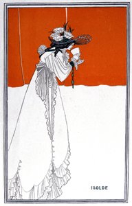 Yseult bebendo o Philtre, Inglaterra, c.1900 de Aubrey Beardsley
