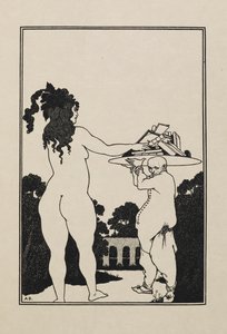 desenho a partir de um Livro de Cinquenta Desenhos de Aubrey Beardsley