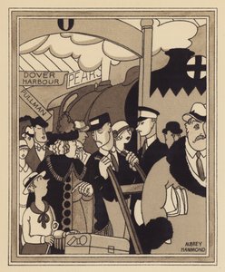 Um terminal ferroviário de Londres (litho) de Aubrey Hammond