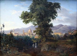 Alemão: Vista de Florença Vista de Florença