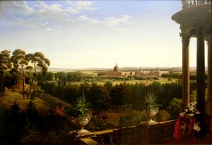 Alemão: Vista do Novo Palácio em Potsdam