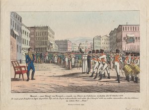 Execução de Joachim Murat por fuzilamento em Pizzo Calabro, 13 de outubro de 1815, ca 1820