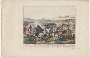 Reunião de Ostrovno, perto de Vitebsk, em 25 de julho de 1812 de August Friedrich Andreas Campe
