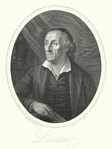 Johann Kaspar Lavater, teólogo suíço, autor e fisionomista (gravura)
