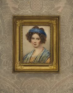 Retrato da esposa de Ludwig von Borstell de August Grahl