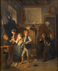 Uma classe indisciplinada, 1876. de August Heyn