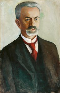 Retrato de Bernhard Köhler de August Macke