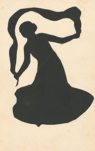 Mulher com fita. 1907-08 de August Macke
