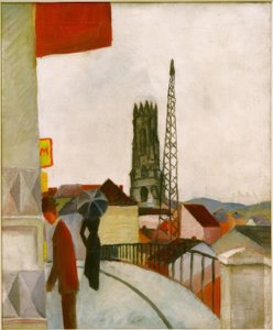 Catedral de Freiburg na Suíça de August Macke