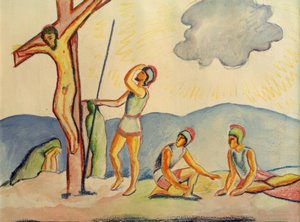crucificação de August Macke